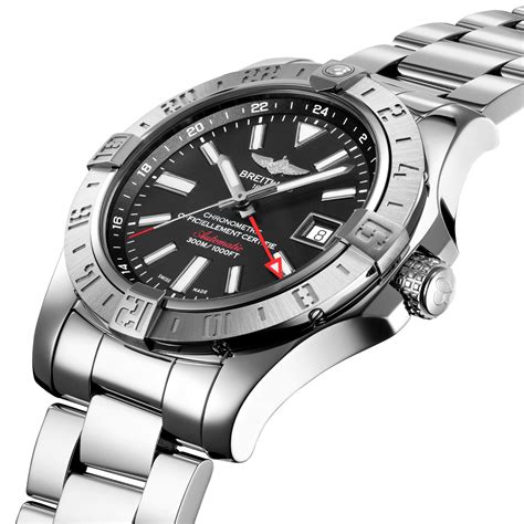 breitling avenger ii gmt blacksteel|breitling avenger ii gmt gf.